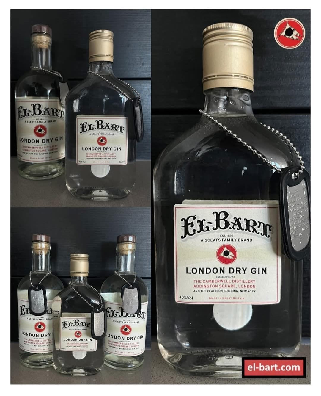 El-Bart London dry gin (35cl)